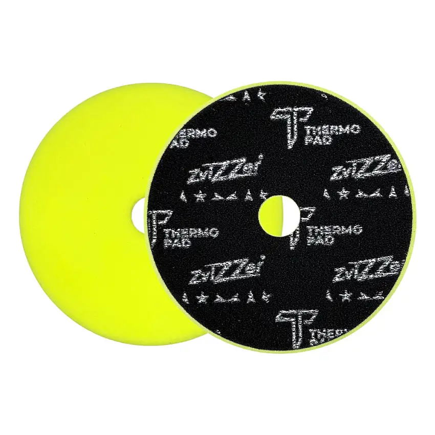 ZviZZer - Thermo Trapez Fine Cut Pad yellow - Hochglanz-Pad gelb 150mm