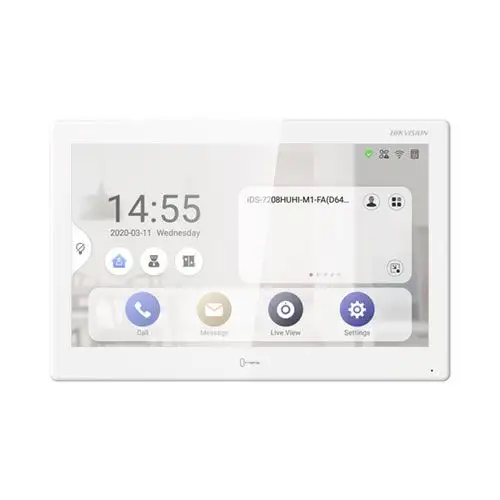HIKVISION DS-KH9510-WTE1. Display interno 10.1" Touch Screen Android.