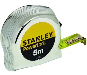 FLESSOMETRO STANLEY POWERLOCK NASTRO 19 MM COMPACT 5 M