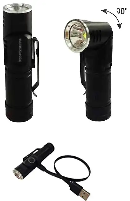 TORCIA CFG RICARICABILE CHARLIE 10W 500L