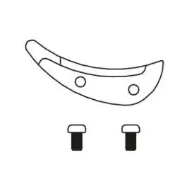 Battente in Alluminio per Forbici A6 R3 Vesco 1pz